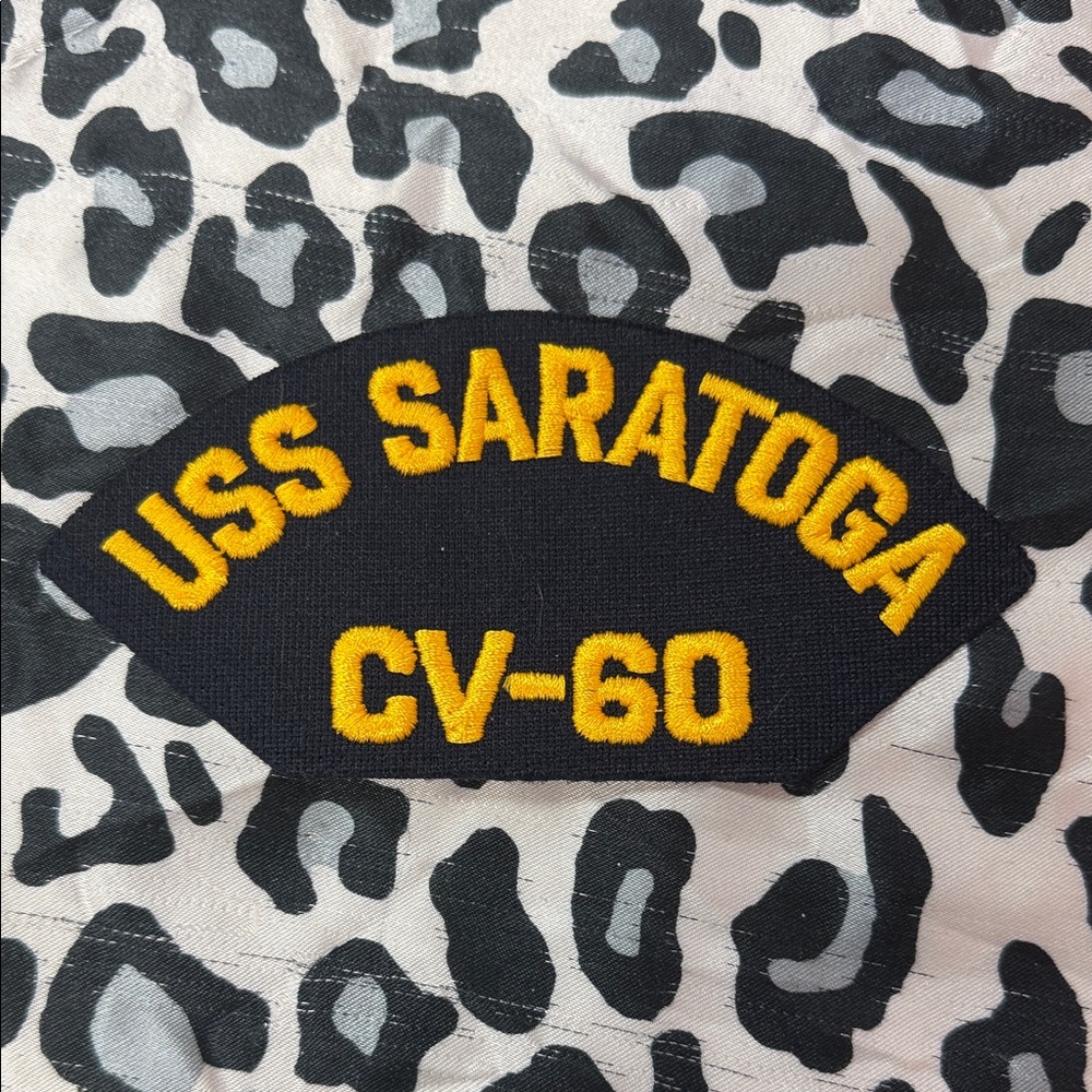 USS Saratoga CV-60 embroidered naval Patch